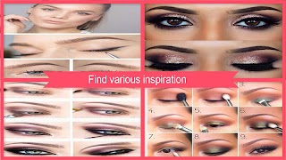 Maquillage des yeux pour début Affiche