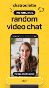 Chatroulette Random Video Chat Cartaz