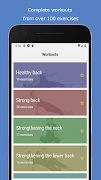Back pain exercises (PRO) poster