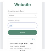 برنامهنما Website builder/ creator عکس از صفحه