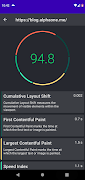 Webpage Speed Test تصوير الشاشة 1