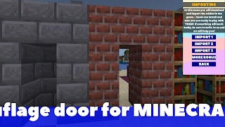 Camuflage Door Mod Minecraft imagem de tela 2