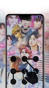 برنامه‌نما Jimin Pattern Lock Screen عکس از صفحه