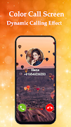Color Call Screen Design تصوير الشاشة 3