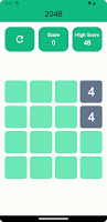 2048: Swipe & Merge Puzzle captura de pantalla 1