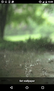 Rain Live Wallpapers capture d'écran 4