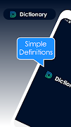 English dictionary & meanings poster