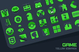 برنامهنما Atom Green IconPack عکس از صفحه
