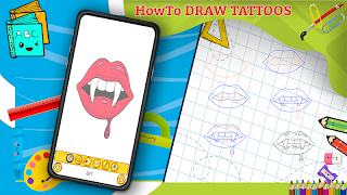 برنامه‌نما Learn How to Draw Tattoos Char عکس از صفحه