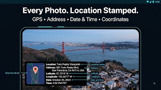1 Schermata GPS Map Camera