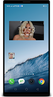 Lady Gaga Clock Widgets poster