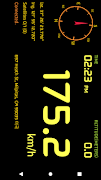 HUD Speedometer Compass Poster