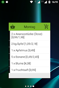 برنامه‌نما SimpleShoppingList عکس از صفحه