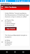 3 Schermata Geography MCQ
