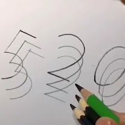 پوستر How to draw 3D drawings