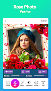 Rose Photo Frame اسکرین شاٹ 1