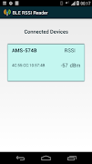 BLE RSSI Reader syot layar 1