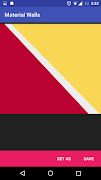Material Wallpapers(Android M) captura de pantalla 1