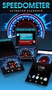 Speedometer Keyboard Wallpaper 포스터