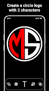 Creëer cirkelvormig tekstlogo screenshot 1