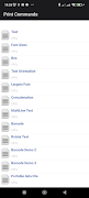 Print commands language تصوير الشاشة 3