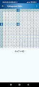 برنامه‌نما Multiplication Table - Times عکس از صفحه
