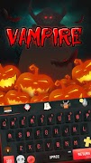 Halloween keyboard Theme - Vam poster