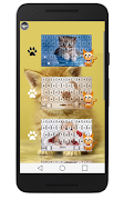 Lindo gatito teclado captura de pantalla 3