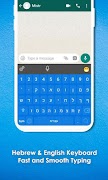 Hebrew Language Keyboard plakat