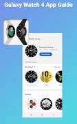 برنامه‌نما Galaxy Watch 4 App Guide عکس از صفحه