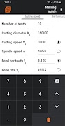 Machining calculator imagem de tela 2