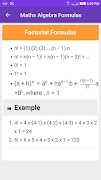 Maths: Algebra Formulas スクリーンショット 2