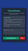 ChoiceMaster постер