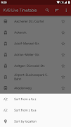 2 Schermata KVB Live Timetable