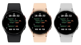برنامه‌نما AZ261 Json Code Watch Face عکس از صفحه