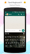 برنامه‌نما Tamil keyboard عکس از صفحه