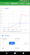 برنامه‌نما OctoRemote for OctoPrint عکس از صفحه