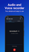 Easy Voice Recorder screenshot 1
