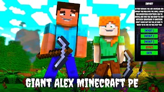 Giant Alex Mod for Minecraft Poster