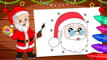 Santa Rainbow Canvas captura de pantalla 3
