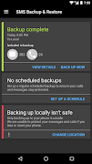 SMS Backup & Restore Screenshot 1