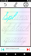 Cursive Handwriting captura de pantalla 5