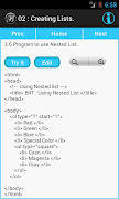 HTML Tutorial Programs ภาพหน้าจอ 4