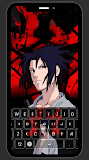 Keyboard Theme Sasuke imagem de tela 1