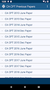 CA CPT Previous Papers poster