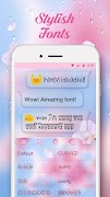 Pink Drops RainbowKey Theme screenshot 2