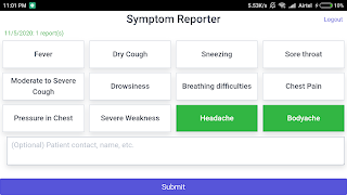 Symptom Reporter capture d'écran 7