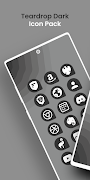 پوستر Teardrop Dark - Icon Pack