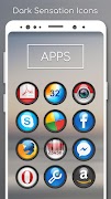 Dark Sensation -  Icon Pack screenshot 2