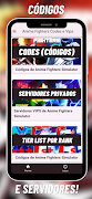 Anime Fighters Codes e VIPS poster